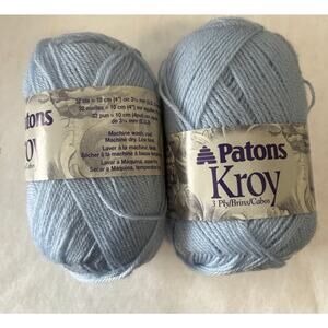 Patons Kroy Wool Yarn 2 x 50g